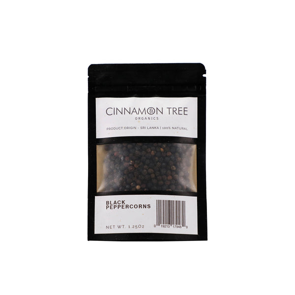 Organic Black Peppercorns - 1.25 oz